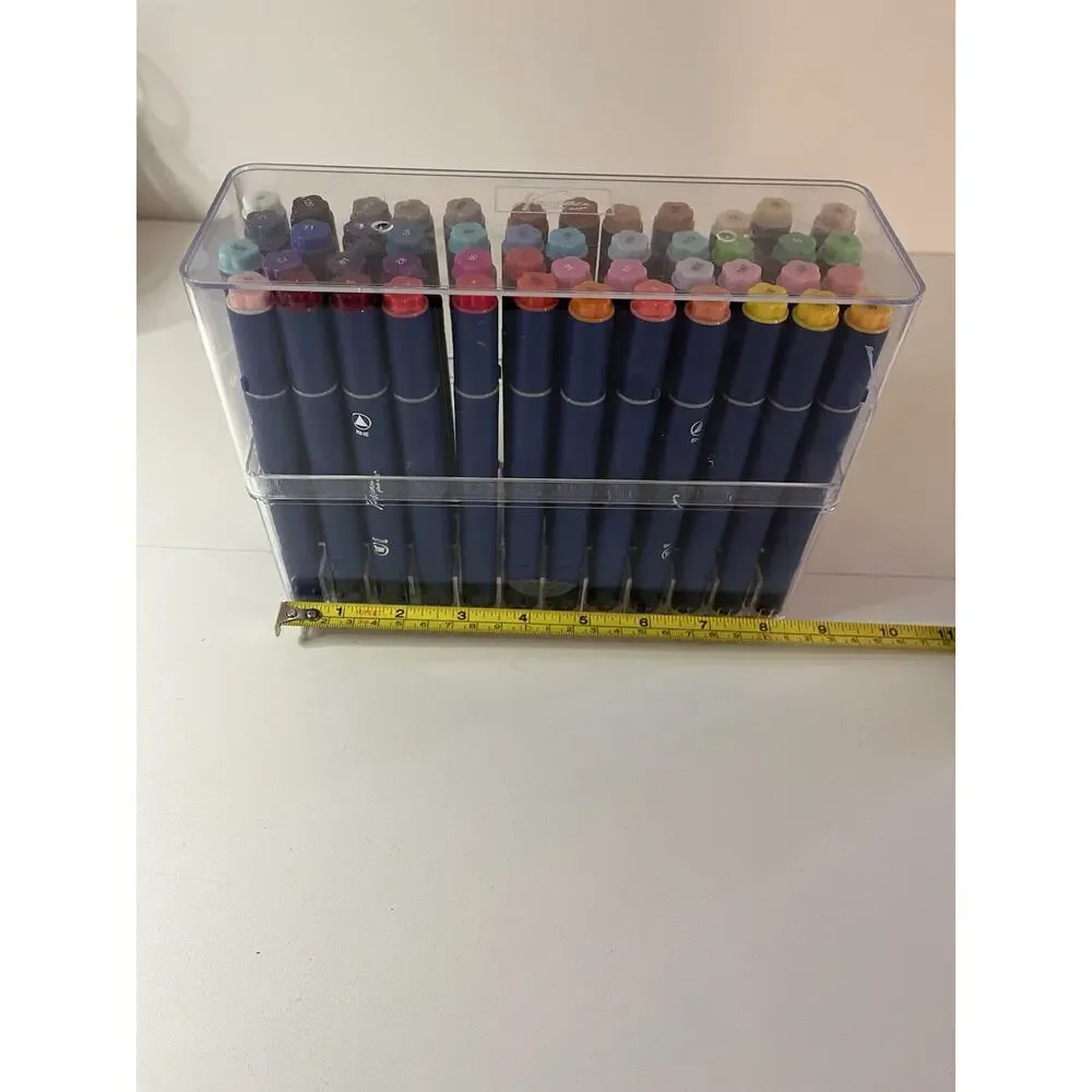 Dual Brush Marker Pens 48 Colors Art Markers Set Fine Brush Tip Kids Gift
